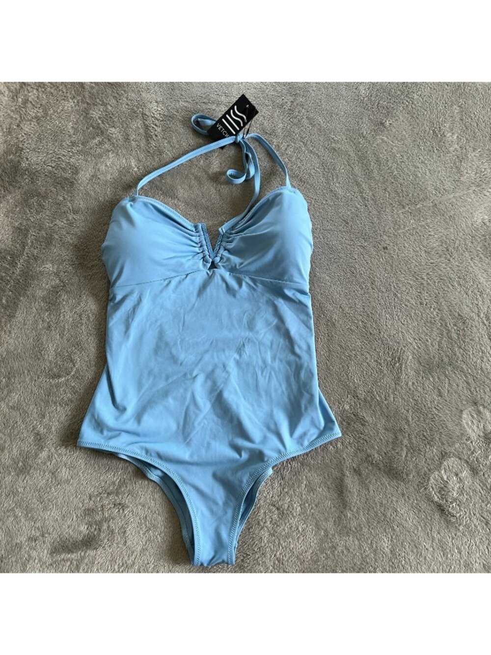 NWT Vetchy Blue One Piece Swimsuit Women's size Small DD S/DD